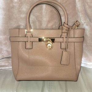 Michael Kors Small Hamilton Leather Satchel